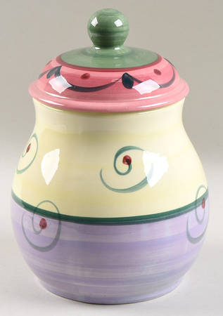 Street Party Cookie Jar & Lid