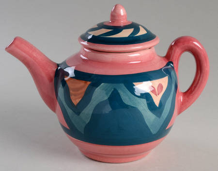 Red Azalea Teapot & Lid