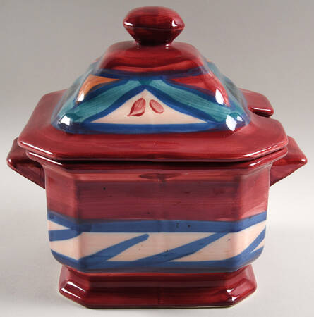 Red Azalea Tureen &  Lid