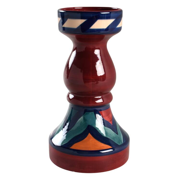 Red Azalea 9" Vase
