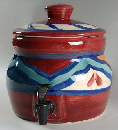 Red Azalea Samovar & Lid