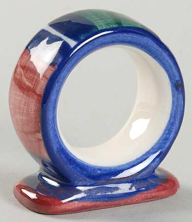 Red Azalea Napkin Ring by Gail Pittman