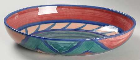 Red Azalea 10" Oval Vegetable Bowl
