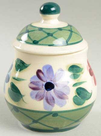 Daisy Chain Sugar Bowl & Lid