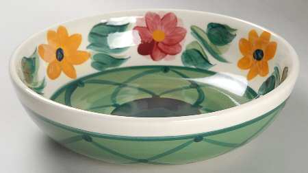 Daisy Chain 8" Round Vegetable Bowl