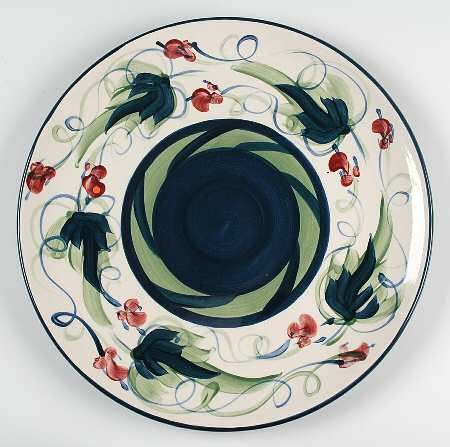 Grapevine Green 14" Chop Plate (Round Platter)