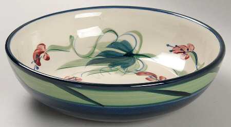 Grapevine Green 8" Round Vegetable Bowl