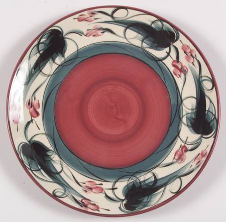 Red Grapevine Large Dinner Plate