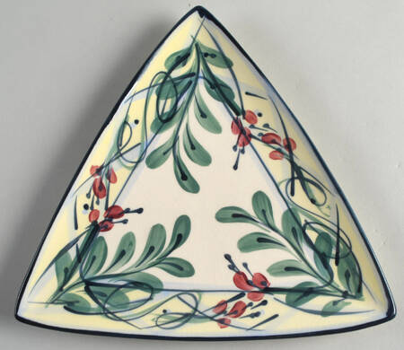 Maypop Triangular Salad Plate