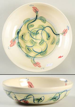 Maypop Round Shallow Bowl