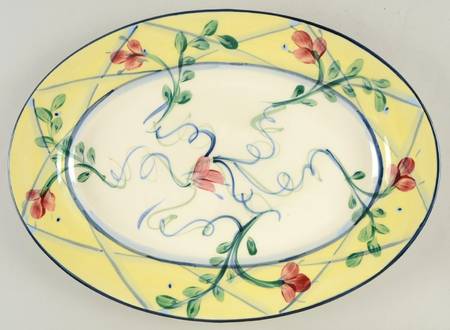Maypop 15" Oval Serving Platter