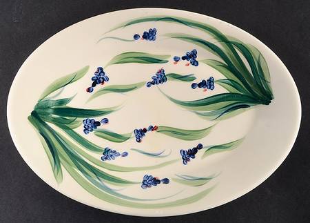 Splendor 11" Oval Serving Platter