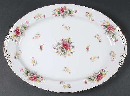 Florette 15" Oval Serving Platter
