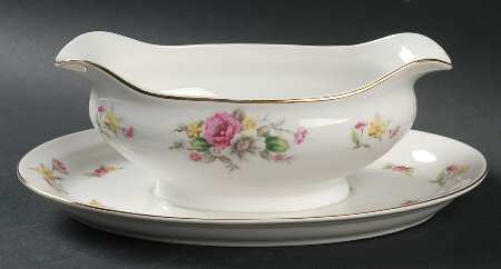 Florette Gravy Boat with Attached Underplate