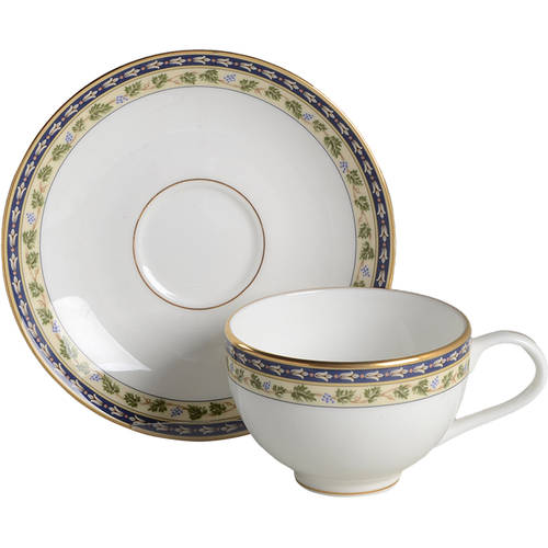 Grand Tapestry Footed Cup & Saucer Set