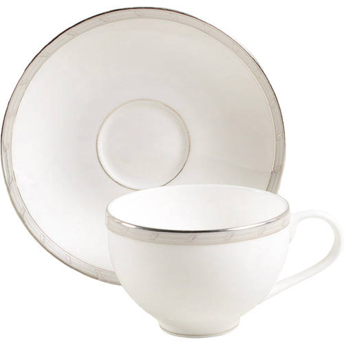 Gatehouse Platinum Footed Cup & Saucer Set by Gorham