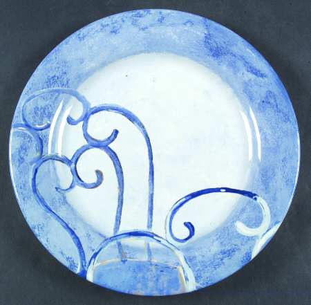 Chaise Bleu Dinner Plate
