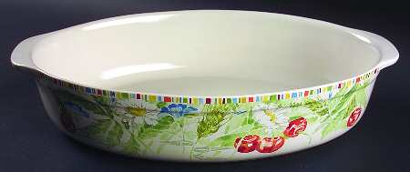 Cherry Large Oval Baker