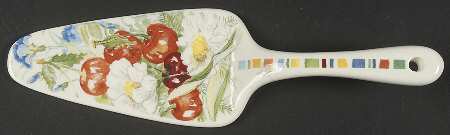 Cherry Solid Ceramic Pie/Cake Server