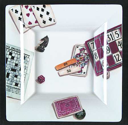 Jeux 6" Square Ashtray