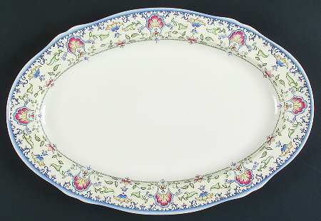 Marie Louise 14" Oval Serving Platter