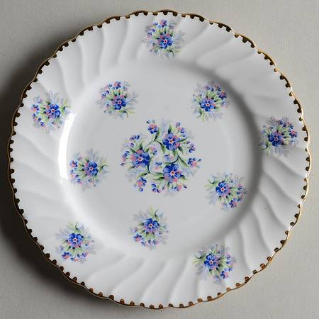 Forget-Me-Not Bread & Butter Plate