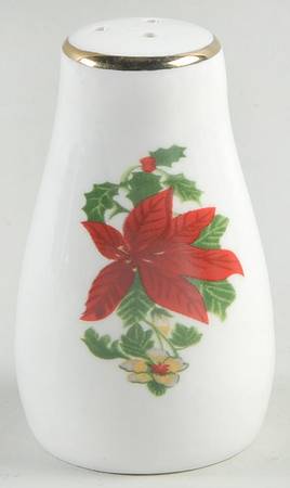 Poinsettia Holiday Pepper Shaker