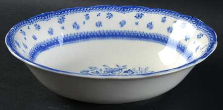Dovedale Blue 8" Oval Vegetable Bowl