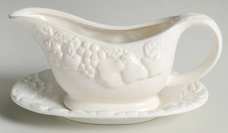 Fruit Gravy Boat & Underplate