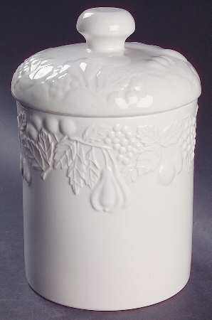 Fruit Large Canister & Lid by Gibson Designs