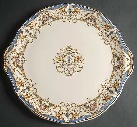 Dionysos Handled Cake Plate