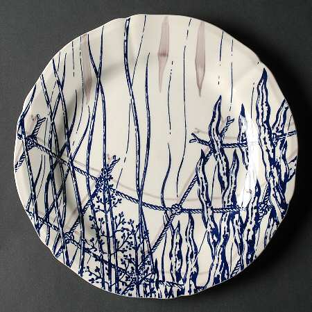 Ocean Blue (Bleu) Salad/Dessert Plate