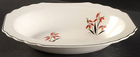 58612-2H 9" Oval Vegetable Bowl