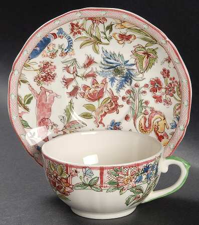 Jardin Imaginaire Flat Cup & Saucer Set