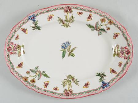Jardin Imaginaire 15" Oval Serving Platter
