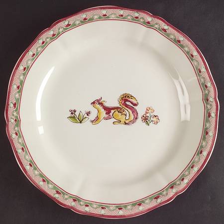 Jardin Imaginaire Dessert Luncheon Plate