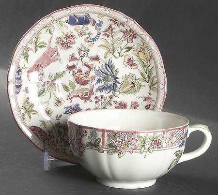 Jardin Imaginaire Breakfast Cup & Saucer Set