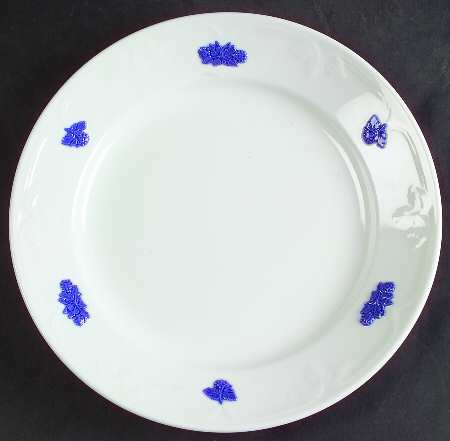 Bla Blom (Name In Banner) Luncheon Plate