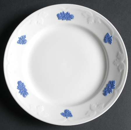 Bla Blom (Name In Banner) Dessert/Pie Plate