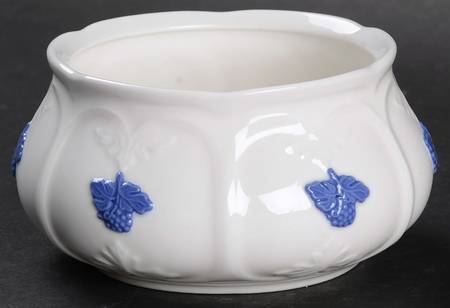 Bla Blom (Name In Banner) Open Sugar Bowl