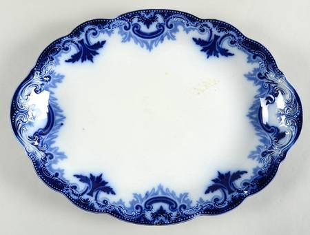 Clifton (Flow Blue, No Gold Trim) by Grindley