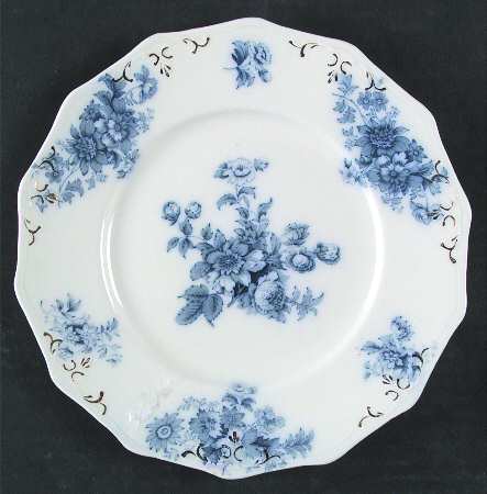 Chatsworth Blue (Gold Accent) by Grindley