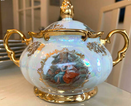 L'Amour Sugar Bowl & Lid