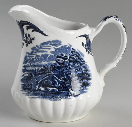 Scenes After Constable Blue (Chain Embossed Edge) 32 Oz Pitcher by Grindley