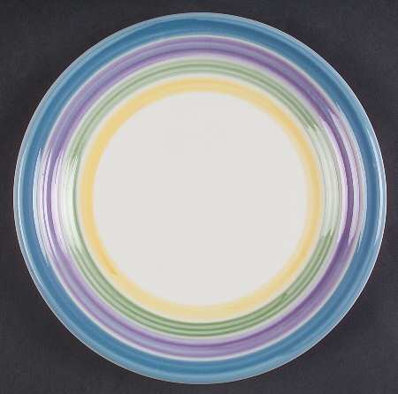 Candy Stripe Salad/Dessert Plate