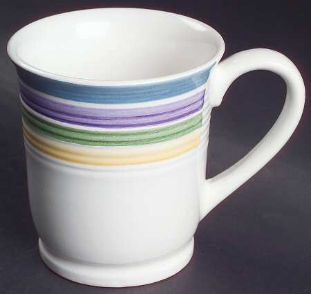 Candy Stripe Footed Mug
