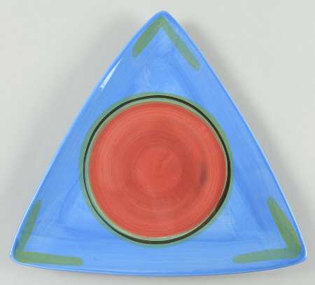 Creation Blue Triangular Salad Plate