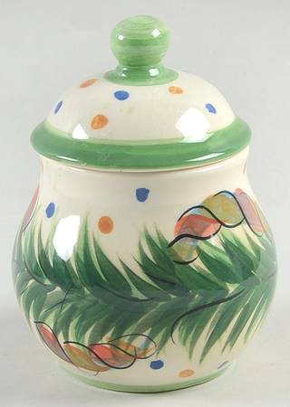 Yuletide Sugar Bowl & Lid