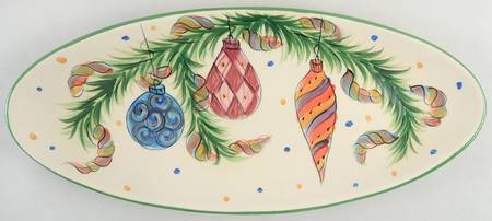 Yuletide 20" Fish Platter