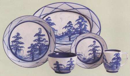 Toile Blue by Gail Pittman